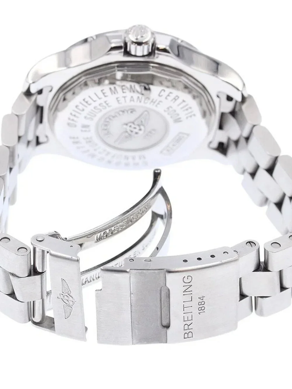 BREITLING Colt A74380 GMT date black Dial Quartz Men's Watch_973147